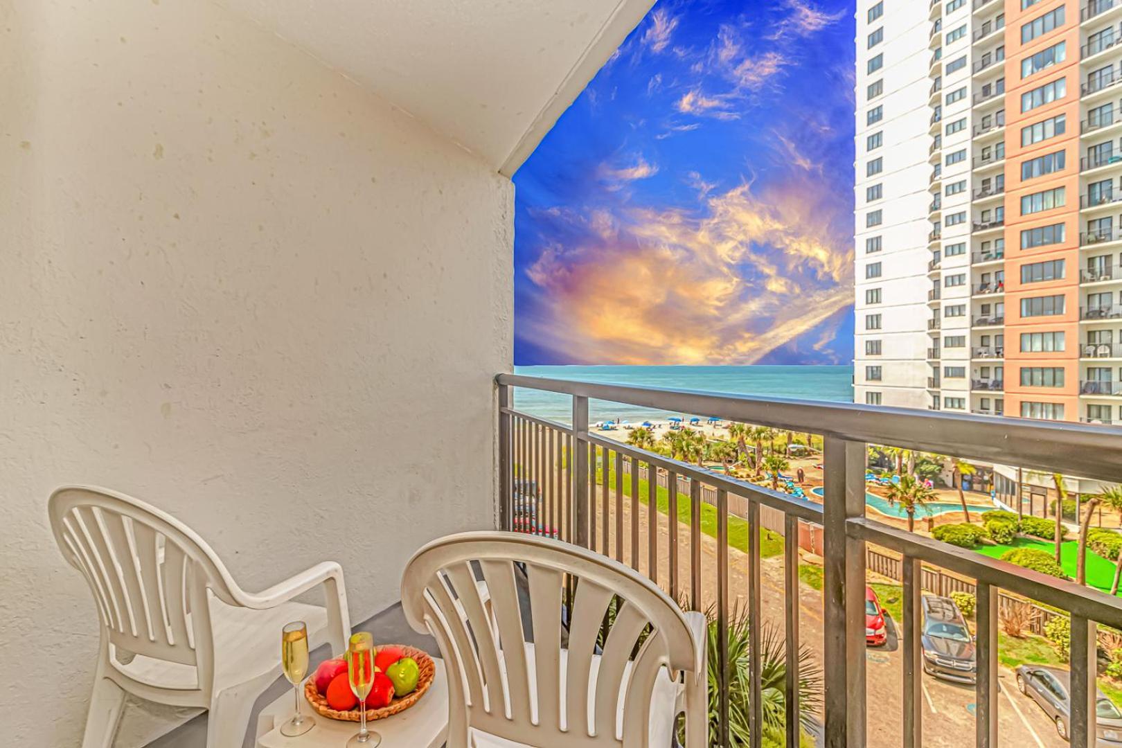 Oceanview 1 Bedroom Suite Landmark Resort 548 Perfect For A Couple Or Party Of 4 Myrtle Beach Eksteriør billede